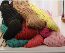 100m 6mm Faux Suede Korean Velvet String Cord Rope Jewelry Making Bracelet rope.