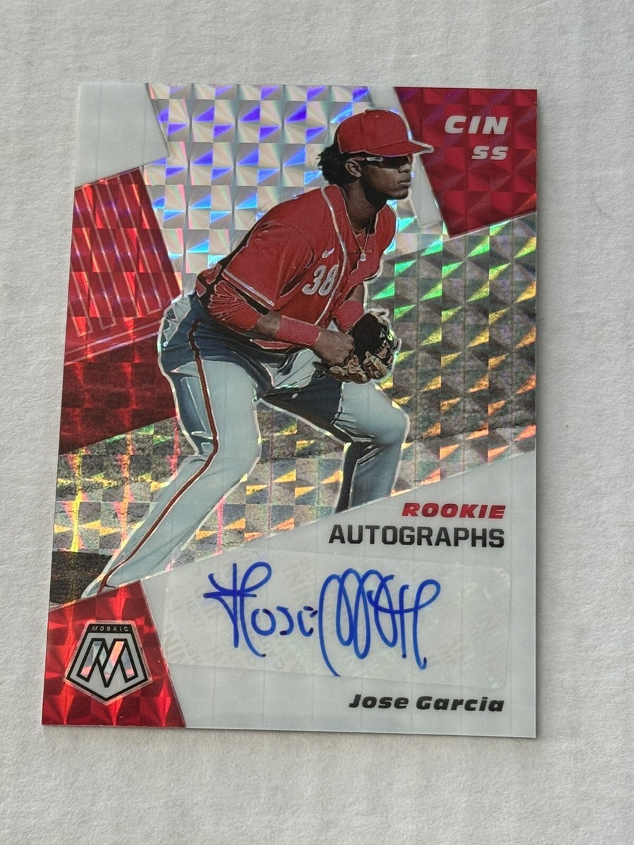 Jose Garcia Barrero 2021 Panini Mosaic Prizm Autograph Auto Card