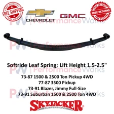Skyjacker Softride Leaf Spring Single 1.5-2.5" Front For 73-91 GMC / Chevy 4WD