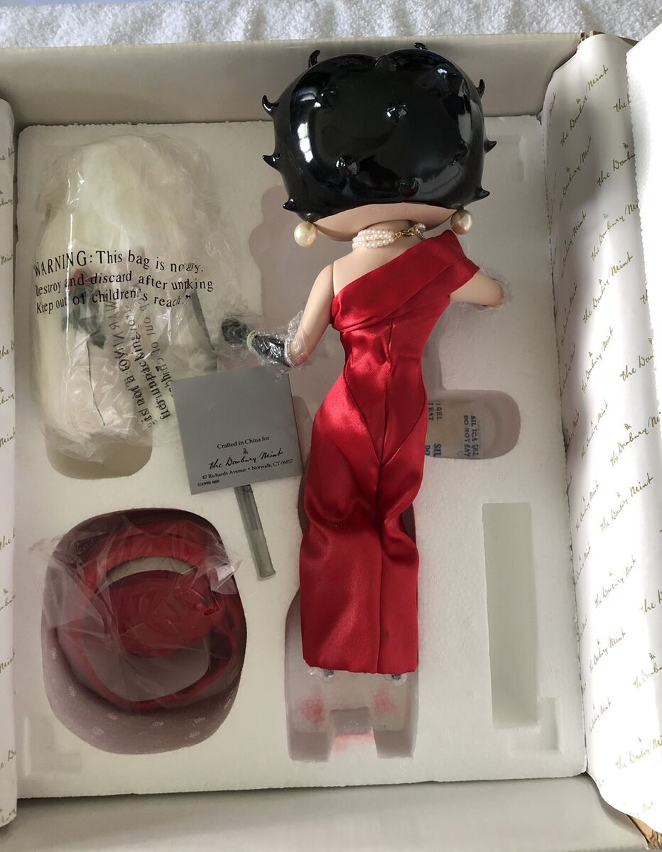 Vintage Danbury Mint Betty Boop Unforgettable Porcelain Doll Vintage Danbury Mint Betty Boop Unforgettable Porcelain Doll