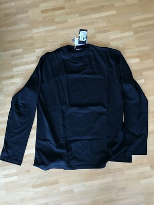 Raf Simons Longsleeve Shirt, Schwarz, Replicant Print on the Back, Größe L - Neu