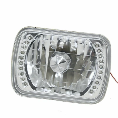 2PCS 5x7" 7x6" LED Headlights For Ford E-150 E-250 E-350 Econoline Diamond Cut - Picture 2 of 10