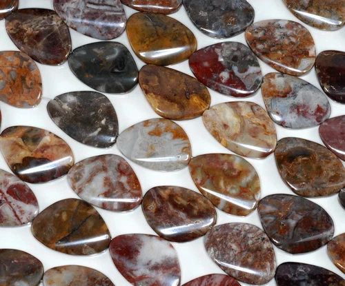 36X26MM ENCAJE MEXICANO ÁGATA PIEDRAS PRECIOSAS TORCIDO PEPITA CUENTAS SUELTAS - Imagen 2 de 4