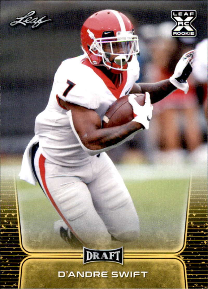 2020 Leaf Draft Gold #10 D'Andre Swift