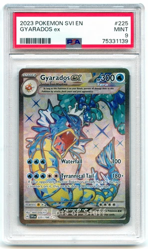 PSA 9 MINT Gyarados EX SVI Scarlet Violet Ultra Rare 225/198 2023  -39