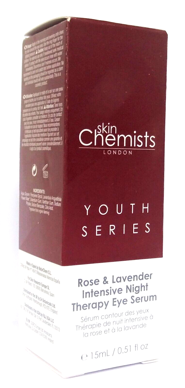 SKIN CHEMISTS Youth Series Rose Lavender Intensive Night Therapy Eye Serum 15 ml