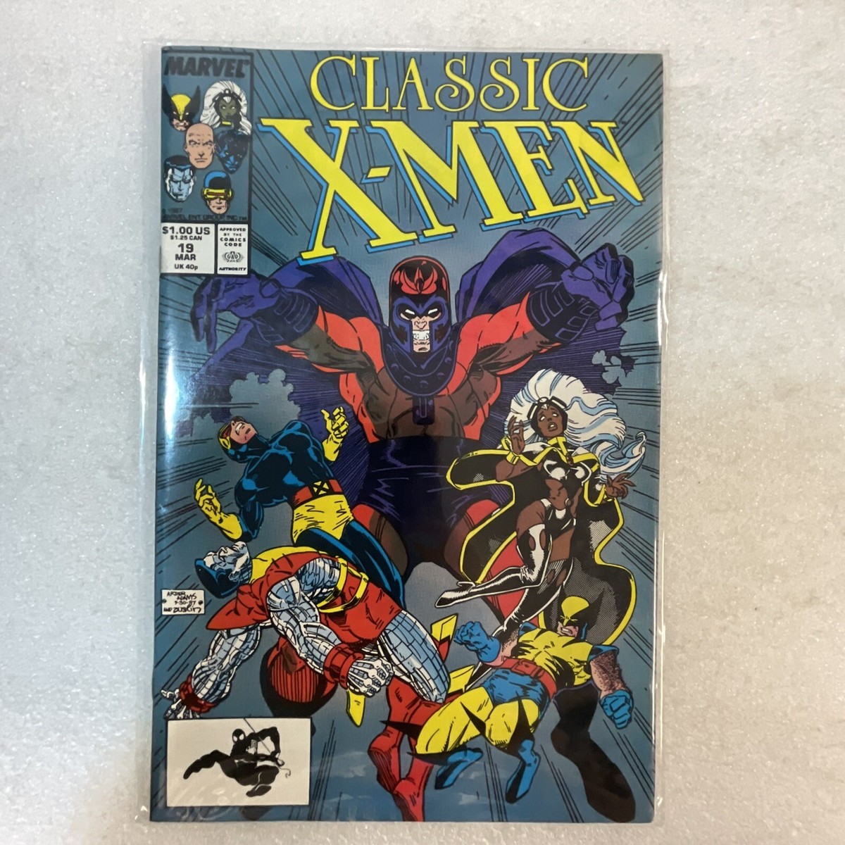 Classic X-Men #19 MAR 1988 Marvel Magneto Wolverine Storm GnuReads