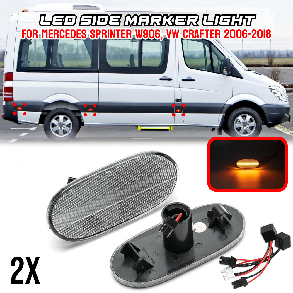 12v lampe clignotant feux latéraux pour volkswagen crafter 2006 pour benz sprinter w906 claire 12v lampe clignotant feux latéraux pour volkswagen crafter 2006 pour benz sprinter w906 claire