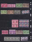 U.S. Precancel Stamps Pairs,  Strip of 3, Block of 6. — photo 1