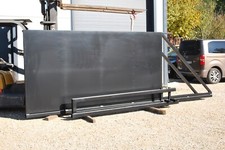 Freitragend Schiebetor B 400 x H 120-180cm Laser Gebrannt Blech Füllung Tor 4m