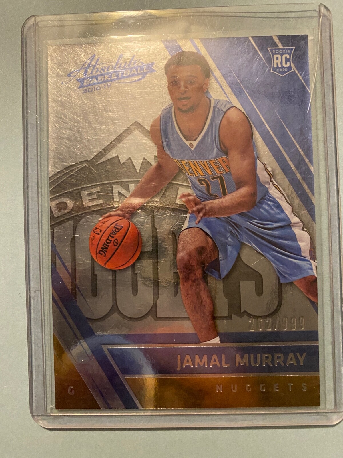 A40,468 -  2016-17 Absolute Memorabilia #166 Jamal Murray RC/999