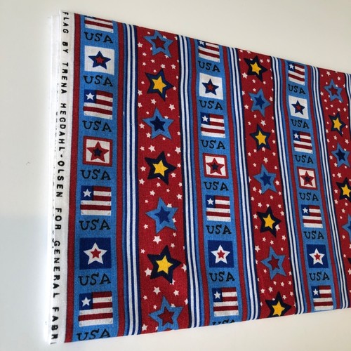 Tribute to the Flag Trena-Olsen for General Fabrics Remenant Patriotic 58"x 56" - Picture 5 of 5