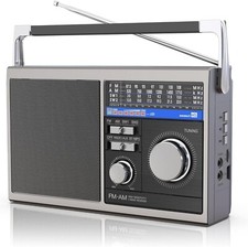 Portable AM FM Radio, Shortwave Transistor Radio with Best Reception, Battery Op