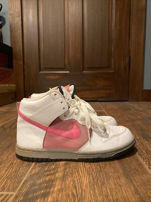 Size 6 - Nike Dunk High White Pink Clay W for sale online | eBay