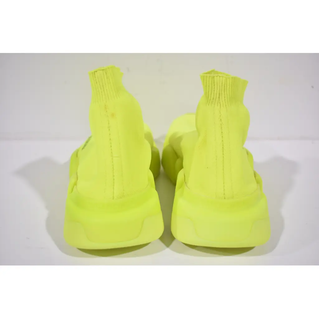 Balenciaga Speed 2.0 Sock Fluo Yellow Neon Logo High Top