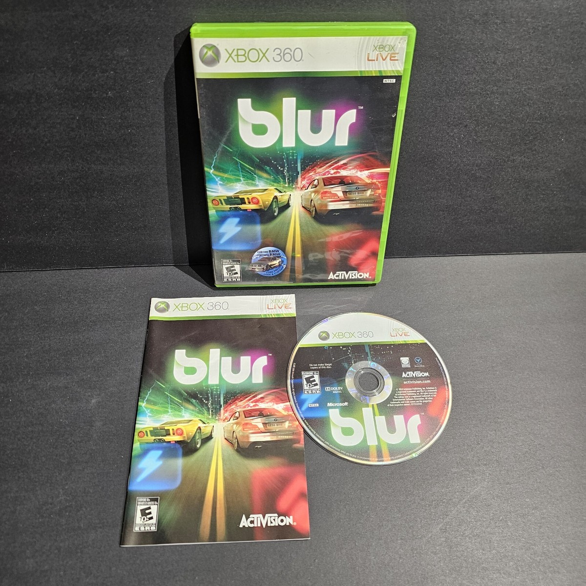 Jeu Blur Sur Xbox 360 - Boîte Complète Avec Instructions | Bon état (boîte Légèrement Abîmée)