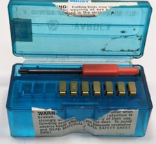 LOT of 7 Unused VARGUS VARDEX THREAD MILL INSERTS - 2I 18UN TM2 - Grade VK2