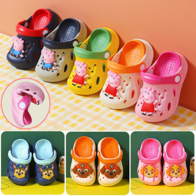 Mädchen Jungen Sommer Strandschuhe Clogs Sandalen Kinder Cartoon Hund Hausschuhe