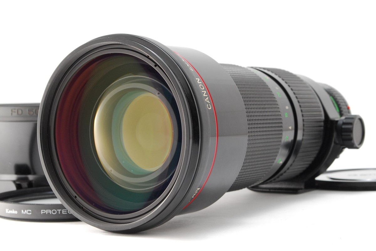 RARE‼ [NEAR MINT+++ w/Hood] Canon New FD 50-300mm f4.5 L
