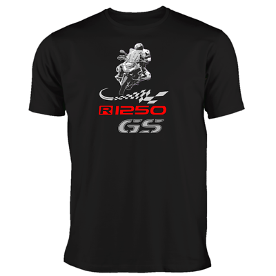 T-shirt Personnalisé Moto BMW GS - Tailles S à 5XL, 100% Coton, Pour Fans De R1200GS, R1250GS...