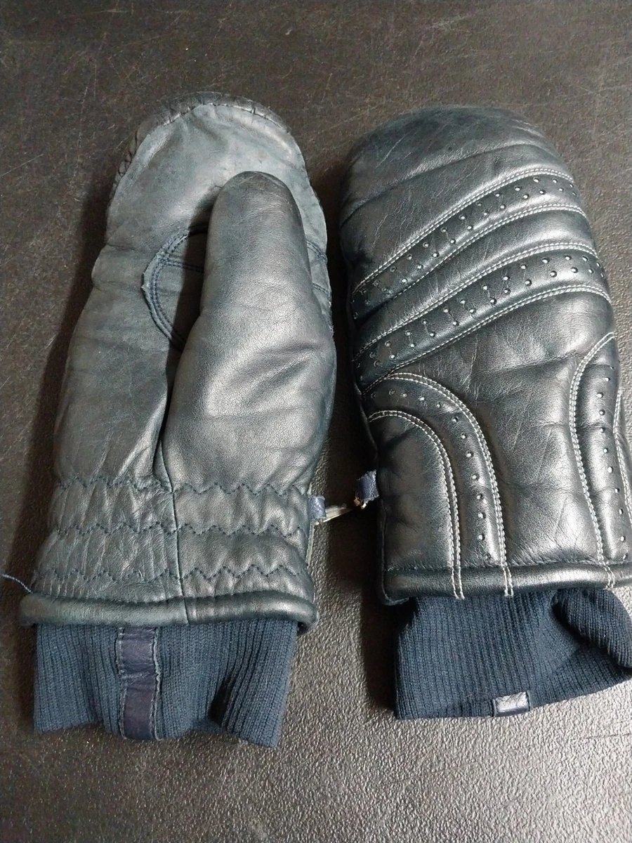 Leather ski gloves mens deals
