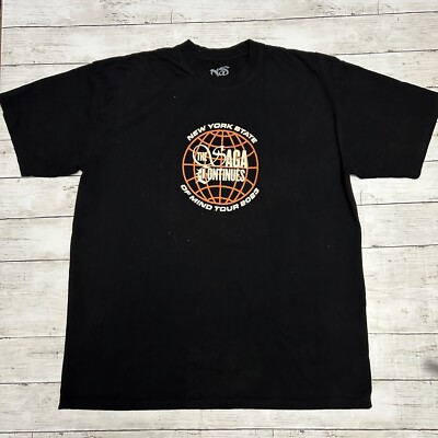 ミュージシャン NAS nysom tour 23 TEE NYSOM Tour '23 Black T-Shirt - Nas | Official Store