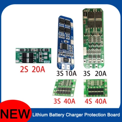 MARKENLOS BMS 3S Scheda Protezione Caricabatterie Litio 3S 20A 12.6V Modulo di Ricarica ADE