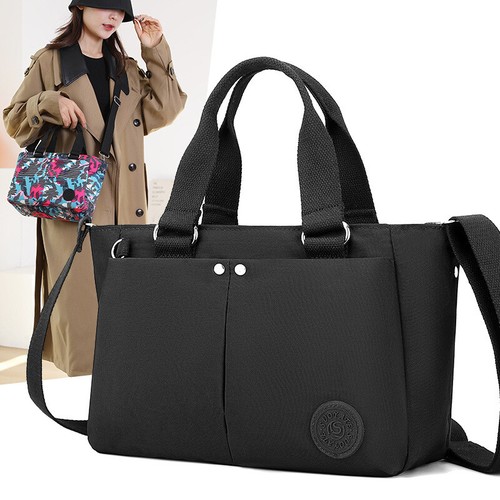 Large Capacity Tote Crossbody Bag Women Shoulder Bags Handbags Waterproof Nylon - Picture 6 of 27
