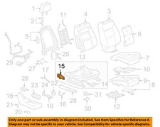 GM OEM 19-24 Blazer Seats Tracks Passenger Seat Components-Motor 13512996