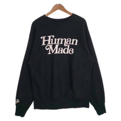 HUMAN MADE 23SS Girls Don't Cry Logo Print Crew Neck Sweat HUMAN MADE 23SS Girls Don't Cry Logo Print Crew Neck Sweat