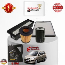 Inspektionskit Filter + Öl Hyundai i10 1.1 Crdi 55KW 75CV Von 2012->