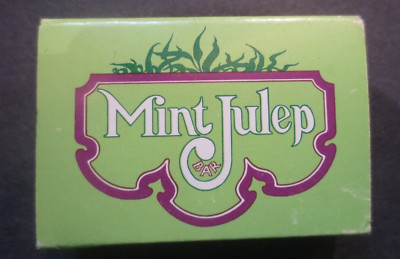 MINT JULEP HYATT REGENCY NEW ORLEANS Matchbox Full and Unstruck