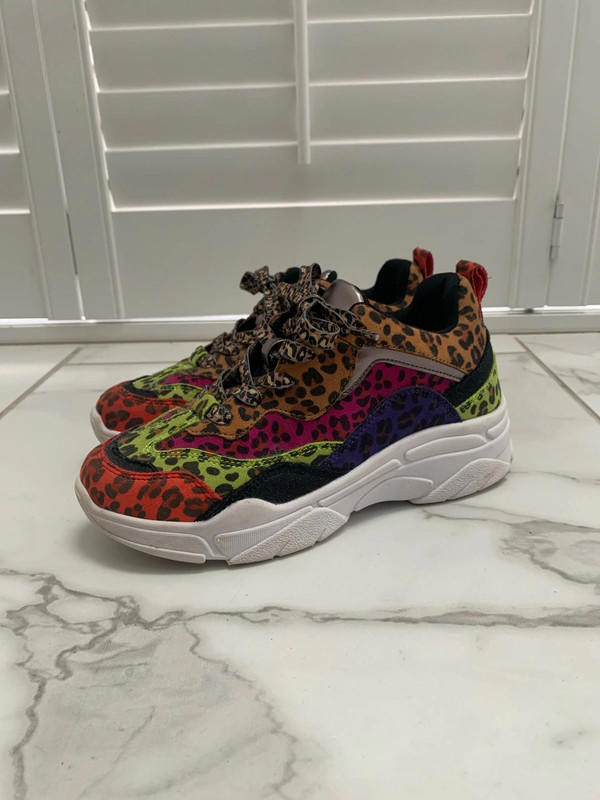 Leopard Print Antonia Sneakers Steve Madden Junior Antonia Leopard