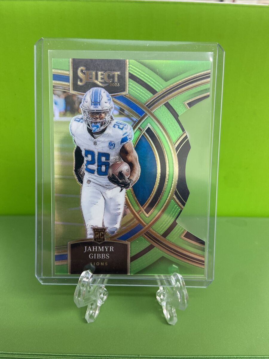 2023 Panini Select #198 Jahmyr Gibbs RC Premier Neon Green 2023 Panini Select #198 Jahmyr Gibbs RC Premier Neon Green