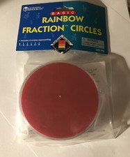  new In Package Learning Resources - Basic Rainbow Fraction Circles LER 115
