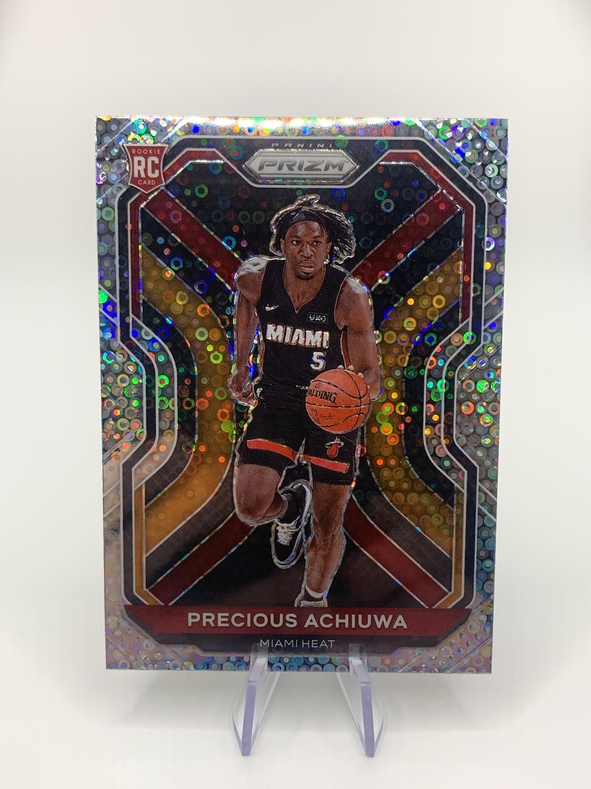 2020-21 Precious Achiuwa Panini Prizm Silver Fast Break Prizm #294 RC Heat