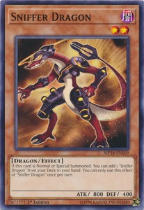 Sniffer Dragon - MP18-EN109 - Common - 1st Edition x3 - Near Mint