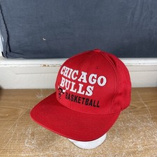 Chicago Bulls Basketball Mitchell Ness Hardwood Classics Red Snapback Hat