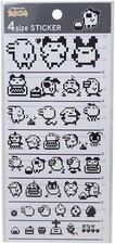 Tamagotchi 4 Size STICKER Dot 181267 Character New JP