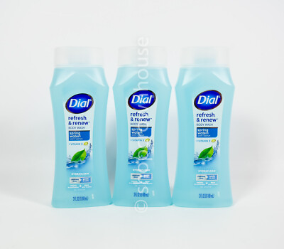 Dial Refresh Renew Body Wash SPRING WATERS fl oz Travel Size