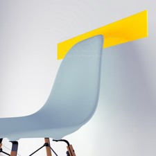 Fasce paracolpi battisedia giallo limone cm 99 plexiglass colorato