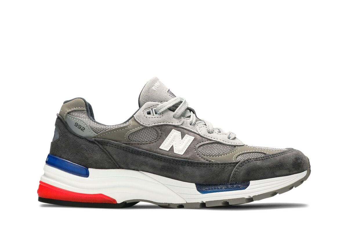 New Balance 992 Made in USA 'Grey Blue Red' M992AG | eBay New Balance 992 Made in USA 'Grey Blue Red' M992AG | eBay