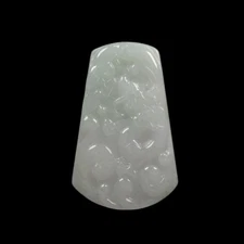 Certified Grade A 100% Natural Green Jadeite Jade Pendant Loong Dragon Y54919