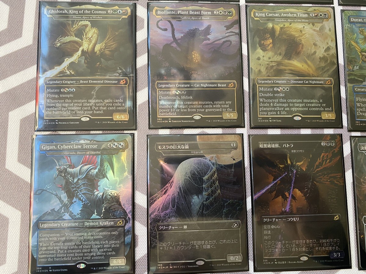 1x COMPLETE MEGA SET (25) Ikoria GODZILLA FOIL MT/NM MTG IKO Incl JP Promo Land 1x COMPLETE MEGA SET (25) Ikoria GODZILLA FOIL MT/NM MTG IKO Incl JP Promo Land