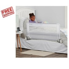 Patented Toddler Bed Safety Rail - Trusted for 30 , Easy Swing Down Design