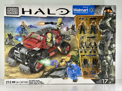  MEGA BLOKS - Halo - Red UNSC Spade 97158 Walmart Exclusive New Sealed  