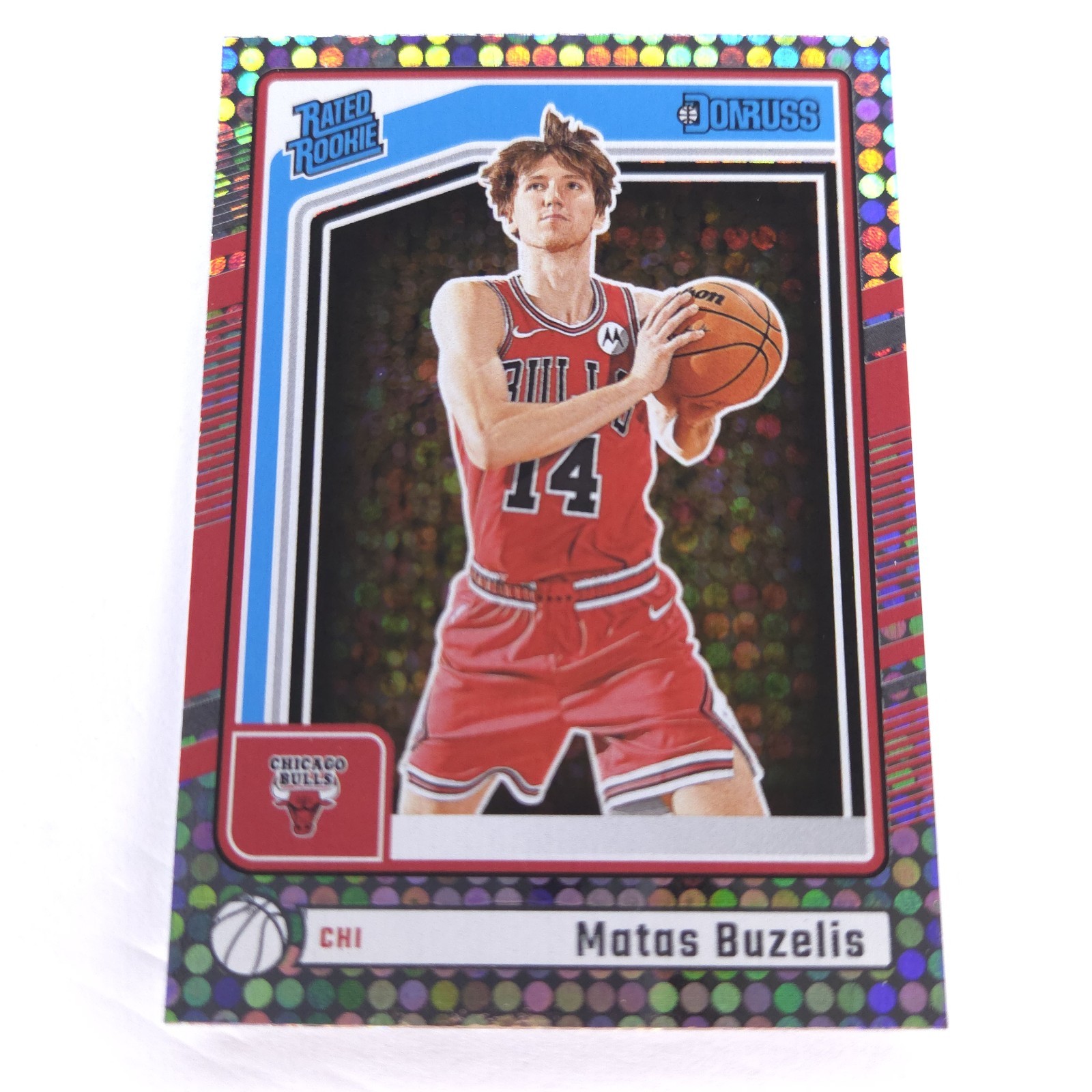 2024-25 Panini Donruss - Rated Rookie Matas Buzelis #240 Disco RC Bulls