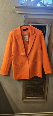 NY&C Endless Rose Medium Orange Blazer