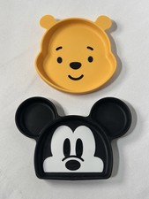 Disney Baby Bumkins Mickey Mouse And Winnie The Pooh Suction Bowl Silicone