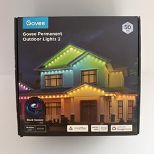 Govee Permanent Outdoor Lights 2 - RGBIC Waterproof Lights - BLACK - 50ft